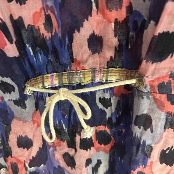 REBE by Debra Weiss Floral A-Line Dress Handmade Art-to-Wear Womans size Large - Picture 9 of 11